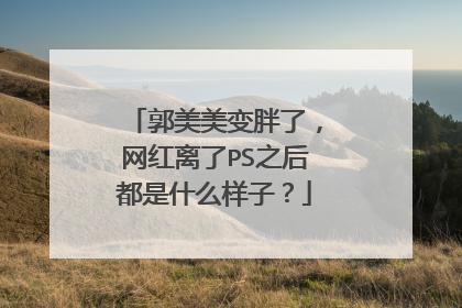 郭美美变胖了，网红离了PS之后都是什么样子？