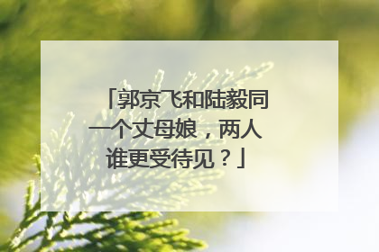 郭京飞和陆毅同一个丈母娘，两人谁更受待见？