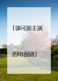 郭可盈主演的电视剧