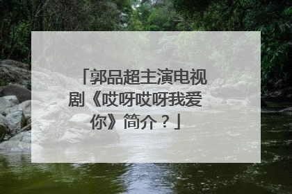 郭品超主演电视剧《哎呀哎呀我爱你》简介?