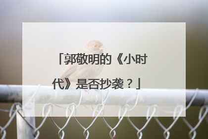 郭敬明的《小时代》是否抄袭？