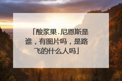酸浆果.尼恩斯是谁,有图片吗,是路飞的什么人吗