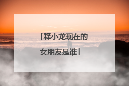 释小龙现在的女朋友是谁