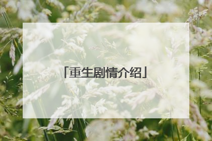 重生剧情介绍
