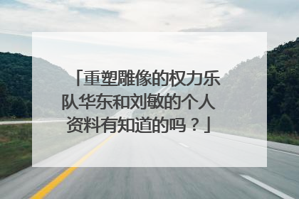 重塑雕像的权力乐队华东和刘敏的个人资料有知道的吗？