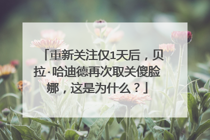 重新关注仅1天后，贝拉·哈迪德再次取关傻脸娜，这是为什么？