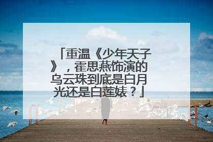 重温《少年天子》，霍思燕饰演的乌云珠到底是白月光还是白莲婊？