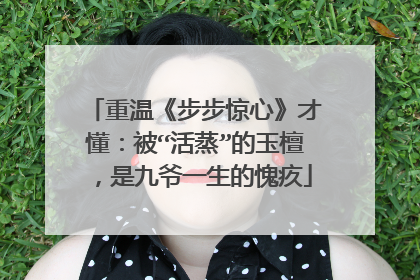 重温《步步惊心》才懂：被“活蒸”的玉檀，是九爷一生的愧疚