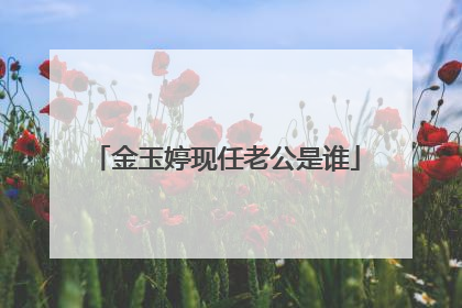 金玉婷现任老公是谁