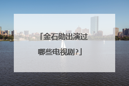 金石勋出演过哪些电视剧?