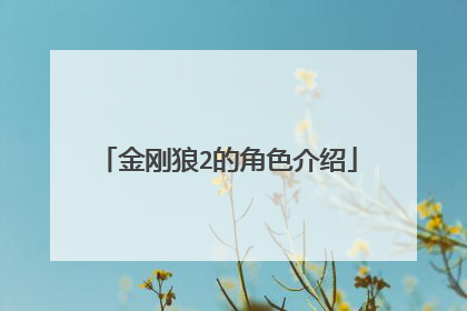 金刚狼2的角色介绍