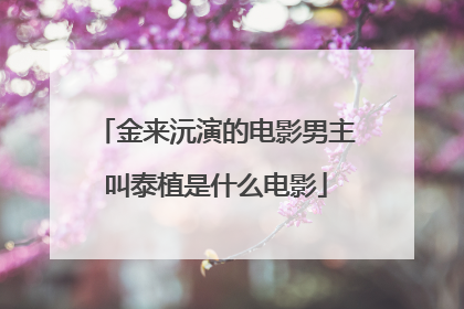金来沅演的电影男主叫泰植是什么电影