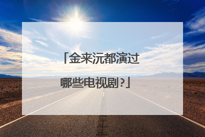 金来沅都演过哪些电视剧?