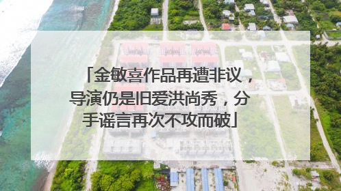 金敏喜作品再遭非议，导演仍是旧爱洪尚秀，分手谣言再次不攻而破