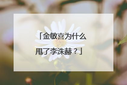 金敏喜为什么甩了李洙赫?