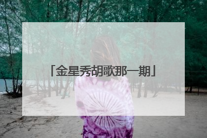 金星秀胡歌那一期