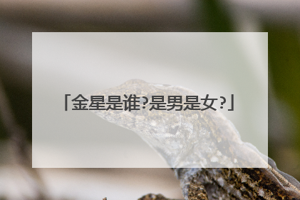 金星是谁?是男是女?