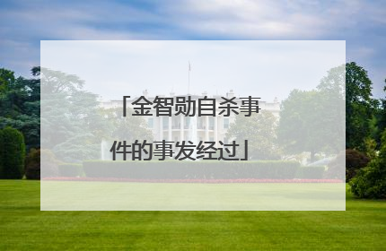 金智勋自杀事件的事发经过
