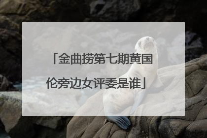 金曲捞第七期黄国伦旁边女评委是谁