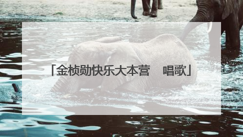 金桢勋快乐大本营  唱歌