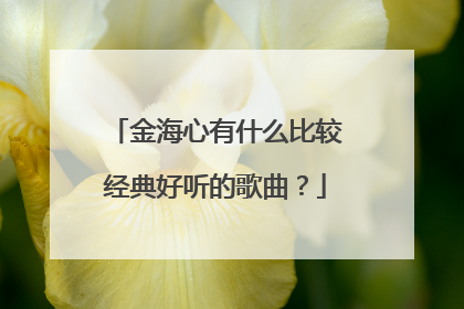 金海心有什么比较经典好听的歌曲?
