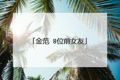 金范 8位前女友