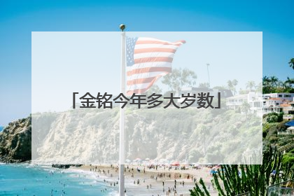 金铭今年多大岁数