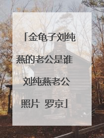 金龟子刘纯燕的老公是谁 刘纯燕老公照片 罗京