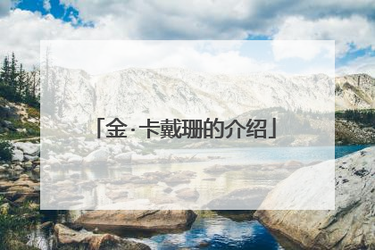 金·卡戴珊的介绍