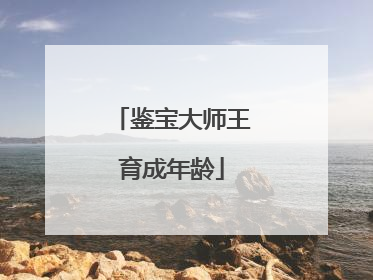 鉴宝大师王育成年龄