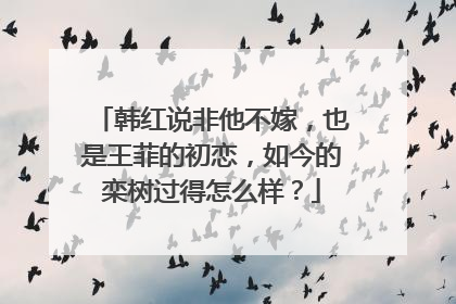 韩红说非他不嫁,也是王菲的初恋,如今的栾树过得怎么样?