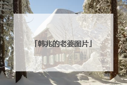 韩兆的老婆图片