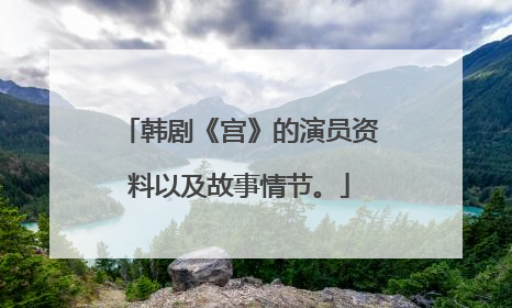 韩剧《宫》的演员资料以及故事情节。