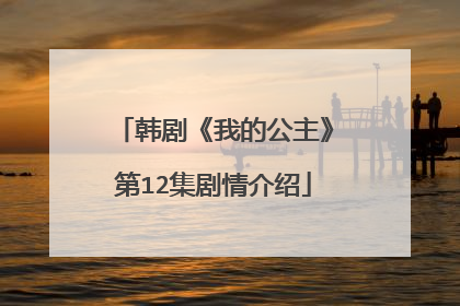 韩剧《我的公主》第12集剧情介绍