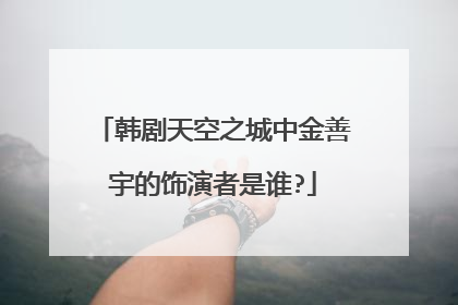 韩剧天空之城中金善宇的饰演者是谁?