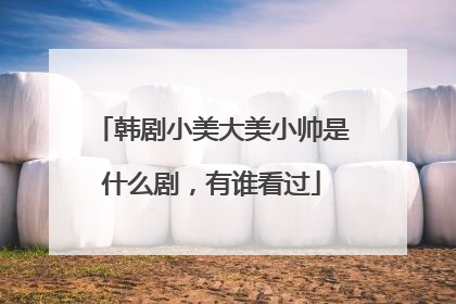 韩剧小美大美小帅是什么剧，有谁看过