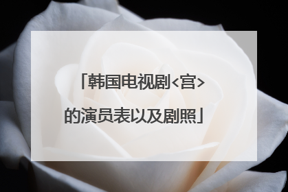 韩国电视剧<宫>的演员表以及剧照