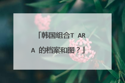 韩国组合T ARA 的档案和图？