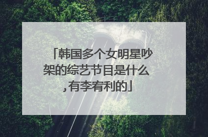 韩国多个女明星吵架的综艺节目是什么,有李宥利的
