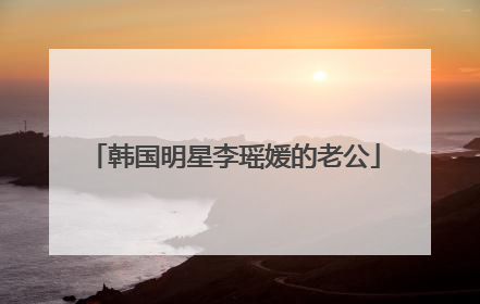 韩国明星李瑶媛的老公