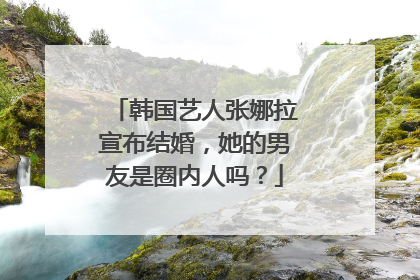 韩国艺人张娜拉宣布结婚，她的男友是圈内人吗？