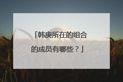 韩庚所在的组合的成员有哪些？