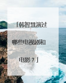 韩智慧演过哪些电视剧和电影？