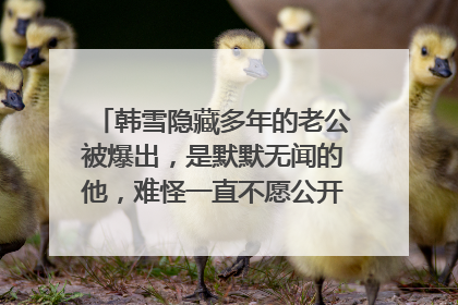 韩雪隐藏多年的老公被爆出，是默默无闻的他，难怪一直不愿公开，他是谁呢？