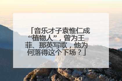 音乐才子袁惟仁成“植物人”,曾为王菲、那英写歌,他为何落得这个下场?