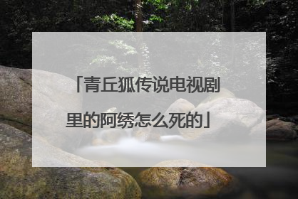 青丘狐传说电视剧里的阿绣怎么死的