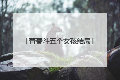 青春斗五个女孩结局