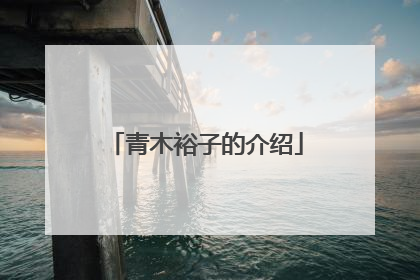 青木裕子的介绍