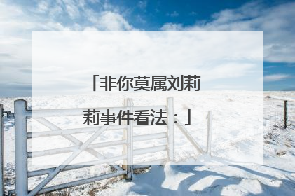 非你莫属刘莉莉事件看法: