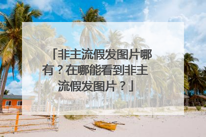 非主流假发图片哪有？在哪能看到非主流假发图片？